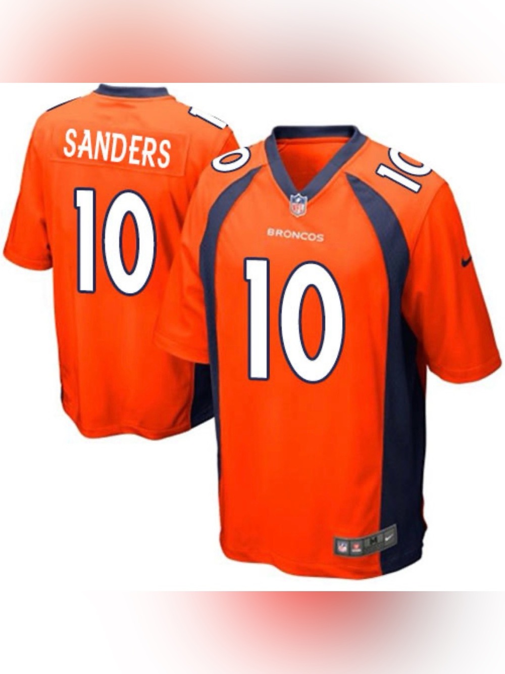 Emmanuel Sanders #10, Denver Broncos Nike Vapor Untouchable Jersey Men Sizes M